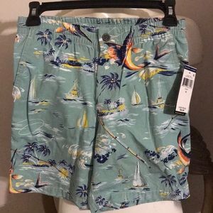 Polo Ralf Lauren Green Shorts boys size:12